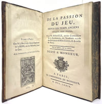 De la Passion du Jeu depuis les temps anciens jusqu’à nos jours. 