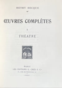 Oeuvres complètes.