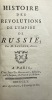 Histoire des r&eacute;volutions de l'empire de Russie. . LACOMBE Jacques.