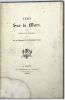 Vers sur la mort, imprim&eacute;s sur un manuscrit de la biblioth&egrave;que du Roi.. MARLY Thibaud de Montmorency, seigneur de. 