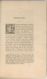 Henrici Quinti, angliae regis, Gesta cum chronica Neustriae, Gallice, ab anno MCCCCXIX ad MCCCCXXII…