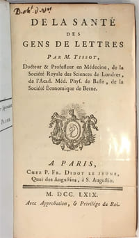 De la santé des gens de lettres.
