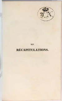 Mes Récapitulations