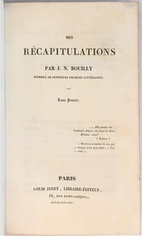 Mes Récapitulations