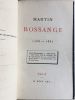 Martin Bossange. 1766-1865.. [JANIN Jules, SOLVET et Jules TARDIEU].