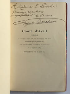 Contes d'avril, comédie en quatre actes et six tableaux.