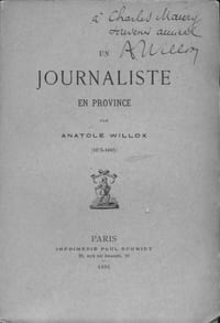 Un Journaliste en province.