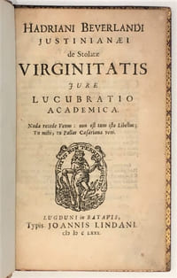 De Stolatae virginitatis jure lucubratio academica.