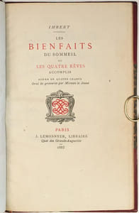 Les Bienfaits du sommeil, ou les Quatre rêves accomplis.