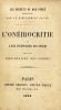 L'On&eacute;irocritie, ou l'Art d'expliquer les songes.. [LACROIX Paul].