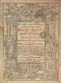 Alt und neuer Crackauer verbefferter und auf Wien berechneter Schreib-Kalendar auf das Jahr Jesu Christi 1805.
