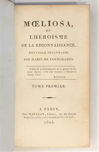 Moeliosa, ou l'Héroïsme de la reconnaissance, nouvelle irlandaise.