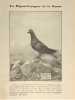 Le Pigeon-Voyageur. Son origine – Description – Ses qualités – Ses aptitudes ; son utilisation au cours des guerres anciennes et modernes.. PALLIEZ ...
