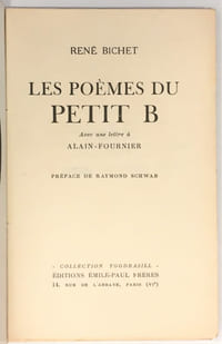 Les Poèmes du petit B.