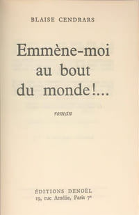 Emmène-moi au bout du monde ! 
