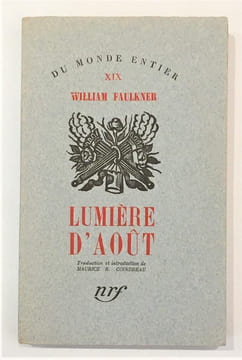 Lumière d’août. . FAULKNER William.