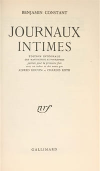 Journaux intimes. Édition intégrale des manuscrits autographes.