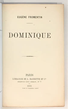 Dominique.. FROMENTIN Eugène.