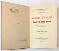 Mémoires d'une chanteuse allemande (XIXe siècle). Introduction par Guillaume Apollinaire.