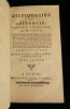 DICTIONNAIRE DE CHIRURGIE, Communiqué à l'Encyclopédie .. LOUIS M. 