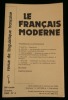 LE  FRANCAIS MODERNE.. MARTIN Robert / HÖFLER Manfred / GENTILHOMME Yves / MULLER Charles / ANTOINE G. 