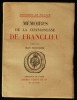 MEMOIRES DE LA CHANOINESSE DE FRANCLIEU .. MARCHAND Jean 