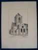 L'EGLISE DE VORGES ( AISNE) : VUE EXTERIEURE.. TRUCHY C.F. 