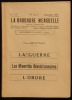 LA GUERRE - LES MINORITES REVOLUTIONNAIRES - L'ORDRE .. KROPOTKINE Pierre