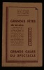 GRANDES FETES DE LA LOIRE, SAUMUR LES 30 et 31 JUILLET 14 et 15 AOUT 1949.. Ville de Saumur