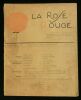 LA ROSE ROUGE .. MAGRE Maurice / BATAILLE Henry / TOUSSAINT Franz / PIERRE-SILVESTRE / CAZAL Edmond / SEE Edmond / DUCOS Roger / HIRSCH Charles-Henry ...