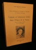 LANGUE ET LITTERATURE ORALES DANS L'OUEST DE LA FRANCE, Actes du Colloque d'Angers ( 14 et 15 Mai 1982).. Université d'Angers 