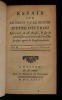 ESSAIS SUR LE DROIT ET LE BESOIN D'ETRE DEFENDU, Quand on est accusé, & sur le rétablissement d'un Conseil ou Défenseur après la Confrontation .. ...