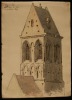 CLOCHER DE VILLIERS - LE - SEC , 2 Juillet 1863 ( EGLISE SAINT-LAURENT à Villiers-le-Sec , Calvados ) .. anonyme 