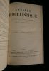 ANNALES D'OCULISTIQUE 1906 .. Fondées par CUNIER en 1838  et continuées par WARLOMONT / MORAX - SULZER - VALUDE ( publiées par les Docteurs ) 