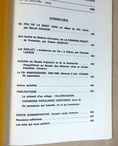 Barbizier n° 13. Bulletin de liaison du folklore Comtois.