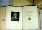Théatre complet de J.B. Poquelin de Molière publié par D. Jouaust orné de dessins de Louis Leloir gravés à l'eau-forte par Léopold Flameng.. MOLIERE, ...