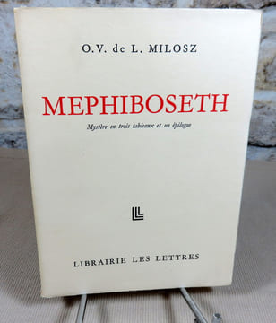 Mephiboseth. Mystère en trois tableaux et un épilogue.. MILOSZ Oscar Venceslas de Lubicz