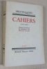 Cahiers 1716-1755.. MONTESQUIEU