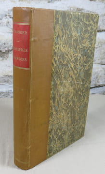 Dernières chansons de Béranger de 1834 à 1851 avec une préface de l'auteur illustrées de 14 dessins de A. de Lemud gravés sur acier.. BERANGER