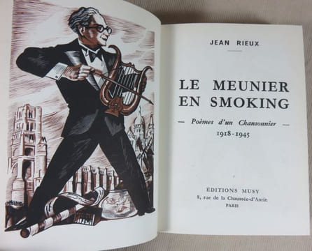Le meunier en smoking. Poèmes d'un chansonnier.. RIEUX Jean