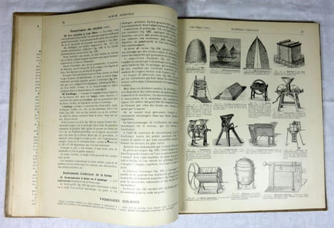 Album agricole. 32 leçons avec texte en regard des planches contenant 600 figures.. JENNEPIN, HERLEM, ZOLLA