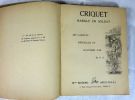 Criquet habillé en soldat. Ses carnets recueillis et illustrés par Maurice Perret-Carnot.. PERRET-CARNOT Maurice