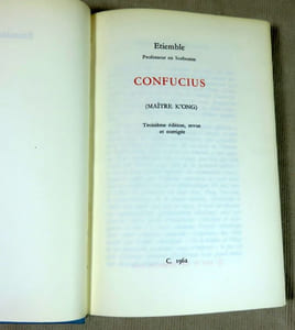 Confucius (Maitre K'ong).