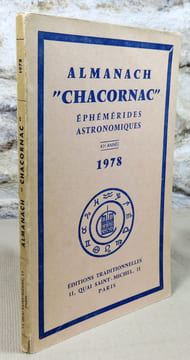 Almanach Chacornac éphémerides astronomiques 1978.. Almanach Chacornac