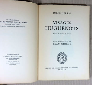Visages huguenots.. HERTIG Jules