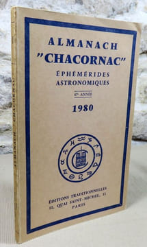 Almanach Chacornac éphémerides astronomiques 1980.. Almanach Chacornac
