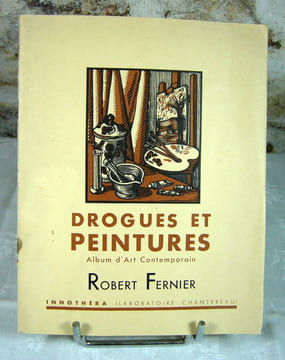 Drogues et peintures : Robert Fernier peintre de la neige, peintre du Jura.. BAILLY Auguste (Robert Fernier)