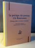La po&eacute;tique des passions &agrave; la renaissance. M&eacute;langes offerts &agrave; Fran&ccedil;oise Charpentier. Textes r&eacute;unis et &eacute;dit&eacute;s par Fran&ccedil;ois Lecercle et Simone Perrier.. ...