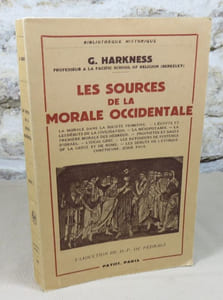Les sources de la morale occidentale.