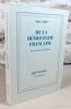 De la démocratie française. Essai sur le socialisme.. SADOUN Marc